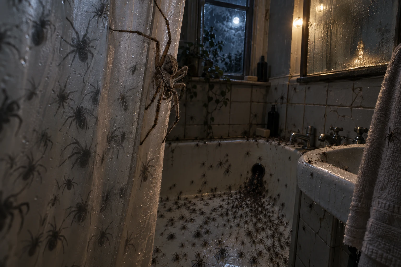 Arachnophobia · The Bathroom