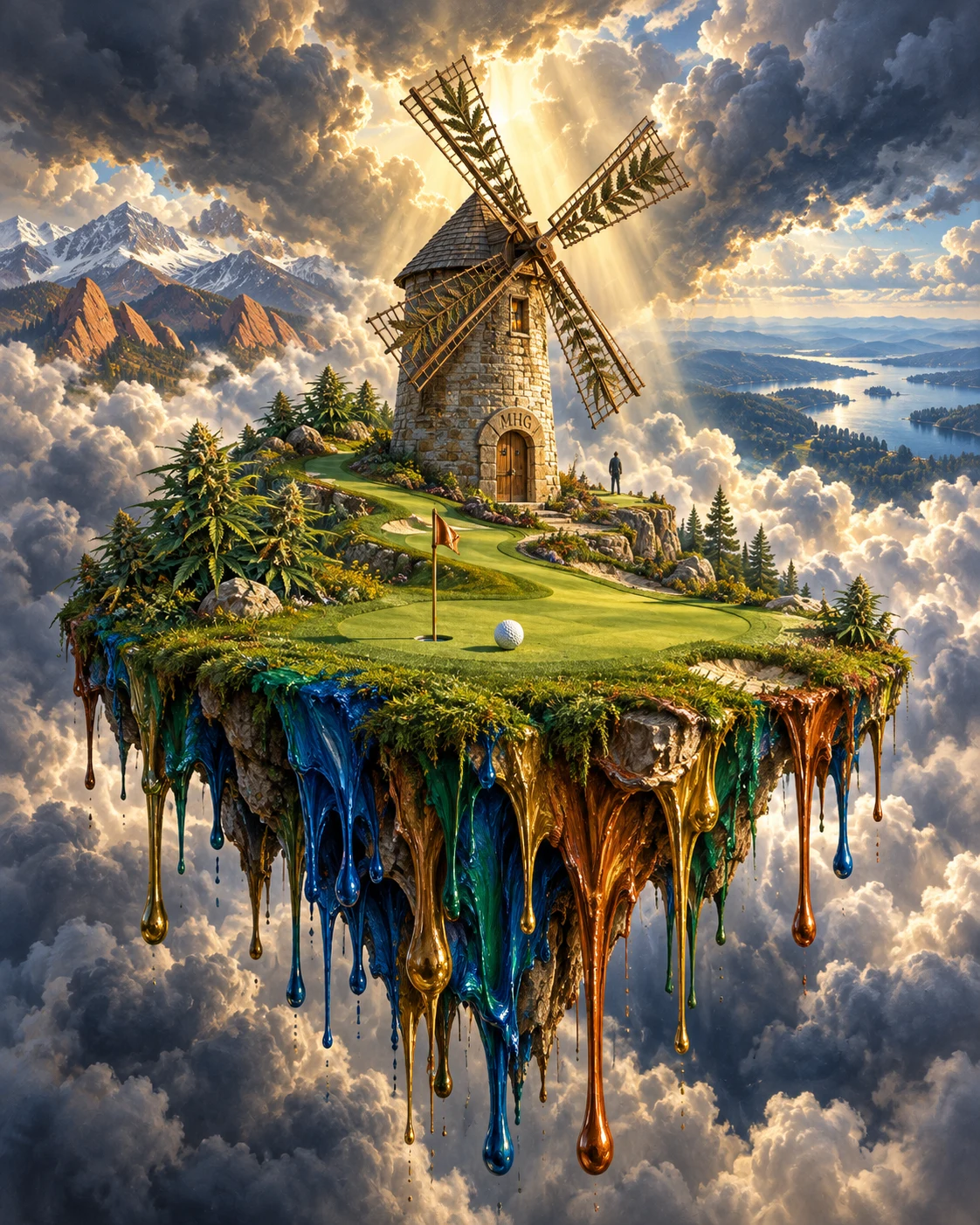The Windmill Above the Clouds