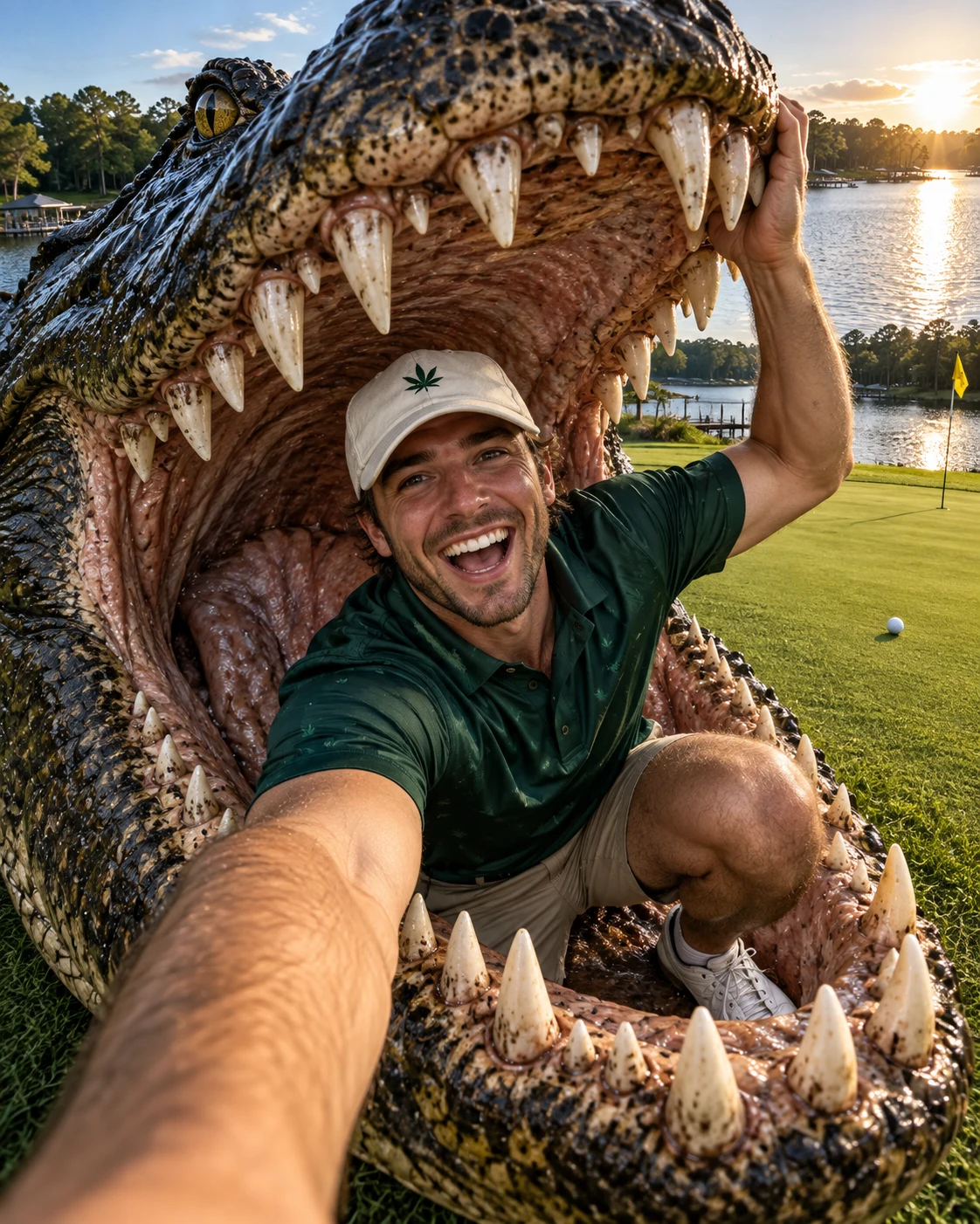 The Alligator Selfie
