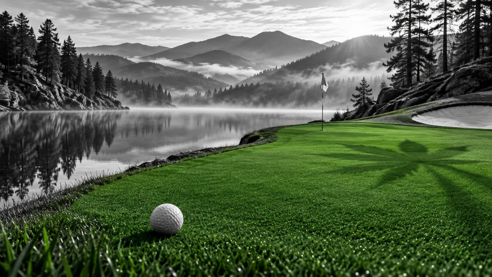 Black, White and Green