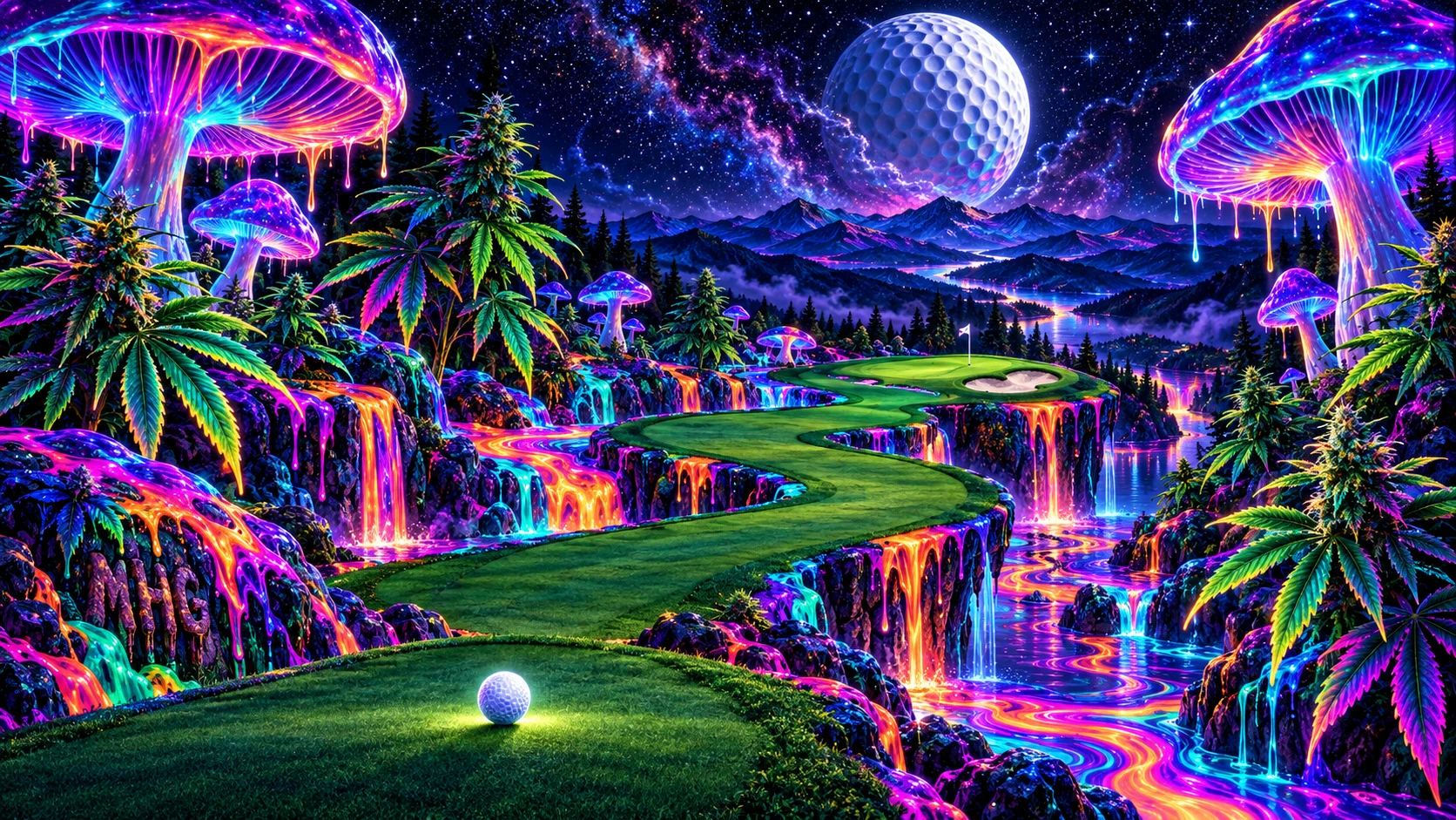 The Blacklight Shroom Fairway