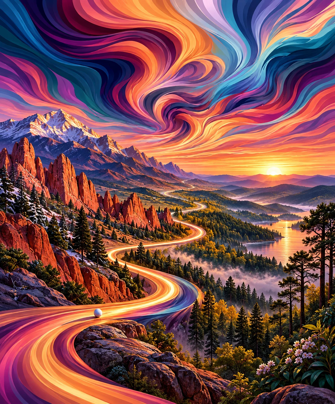 Colorado to North Carolina · Ribbons