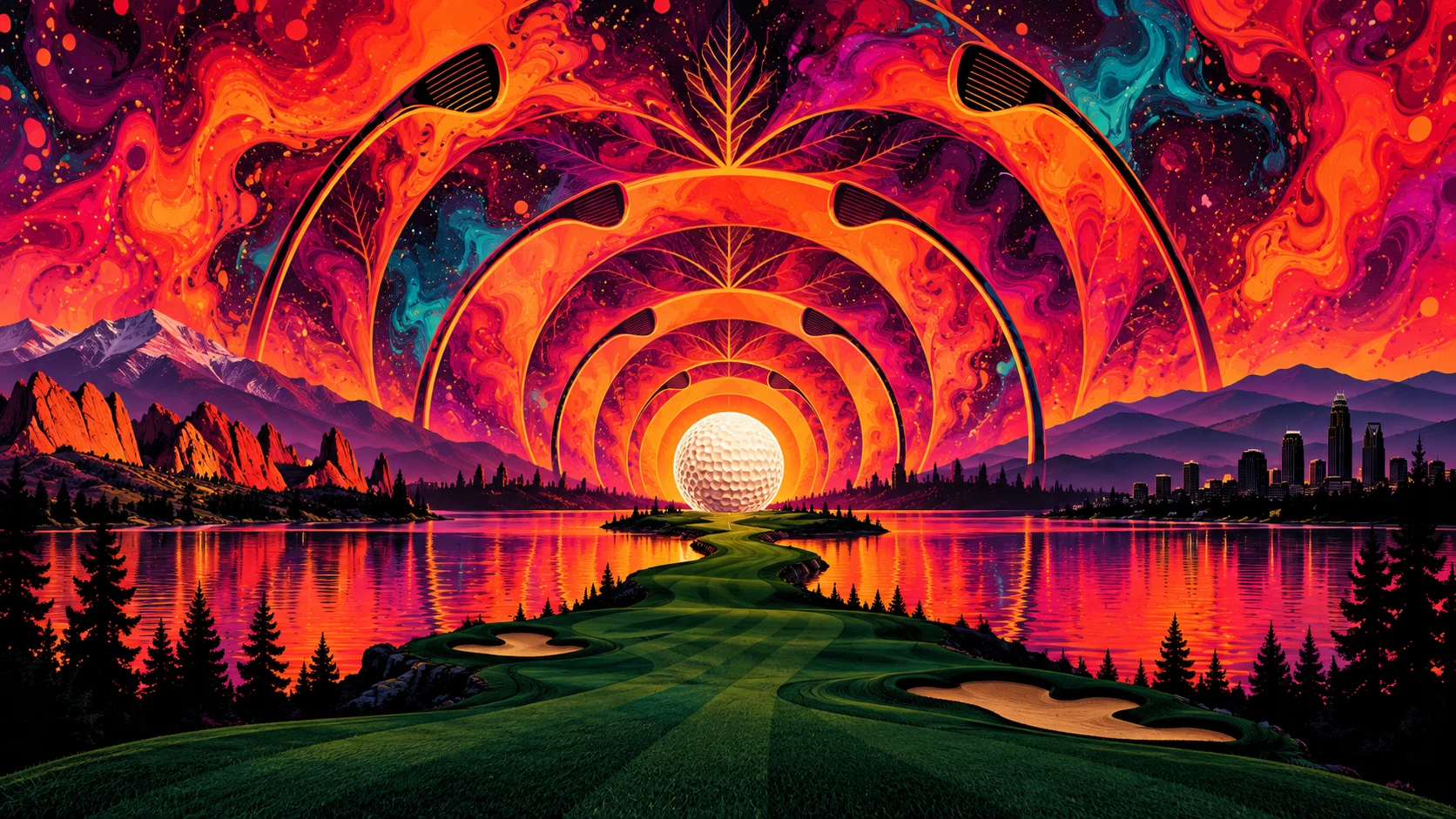 The Psychedelic Golf Portal
