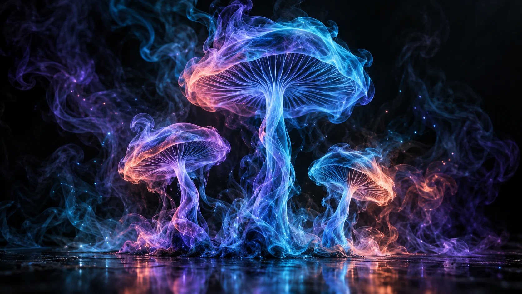 Mushrooms in Smoke