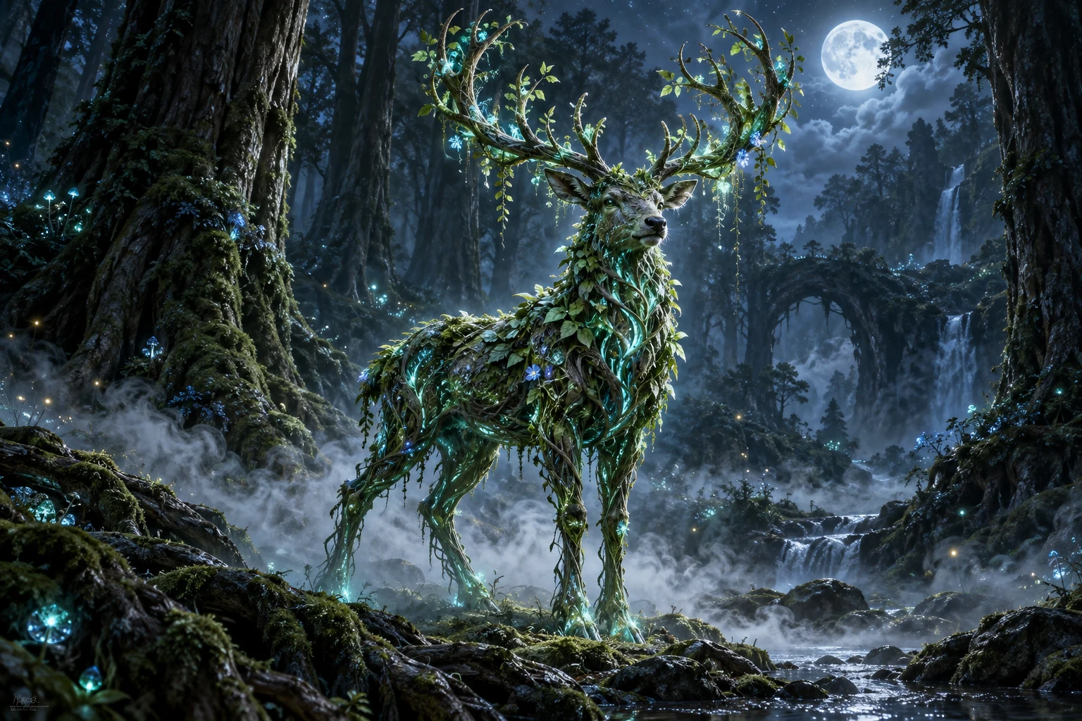Bioluminescent Vine Stag