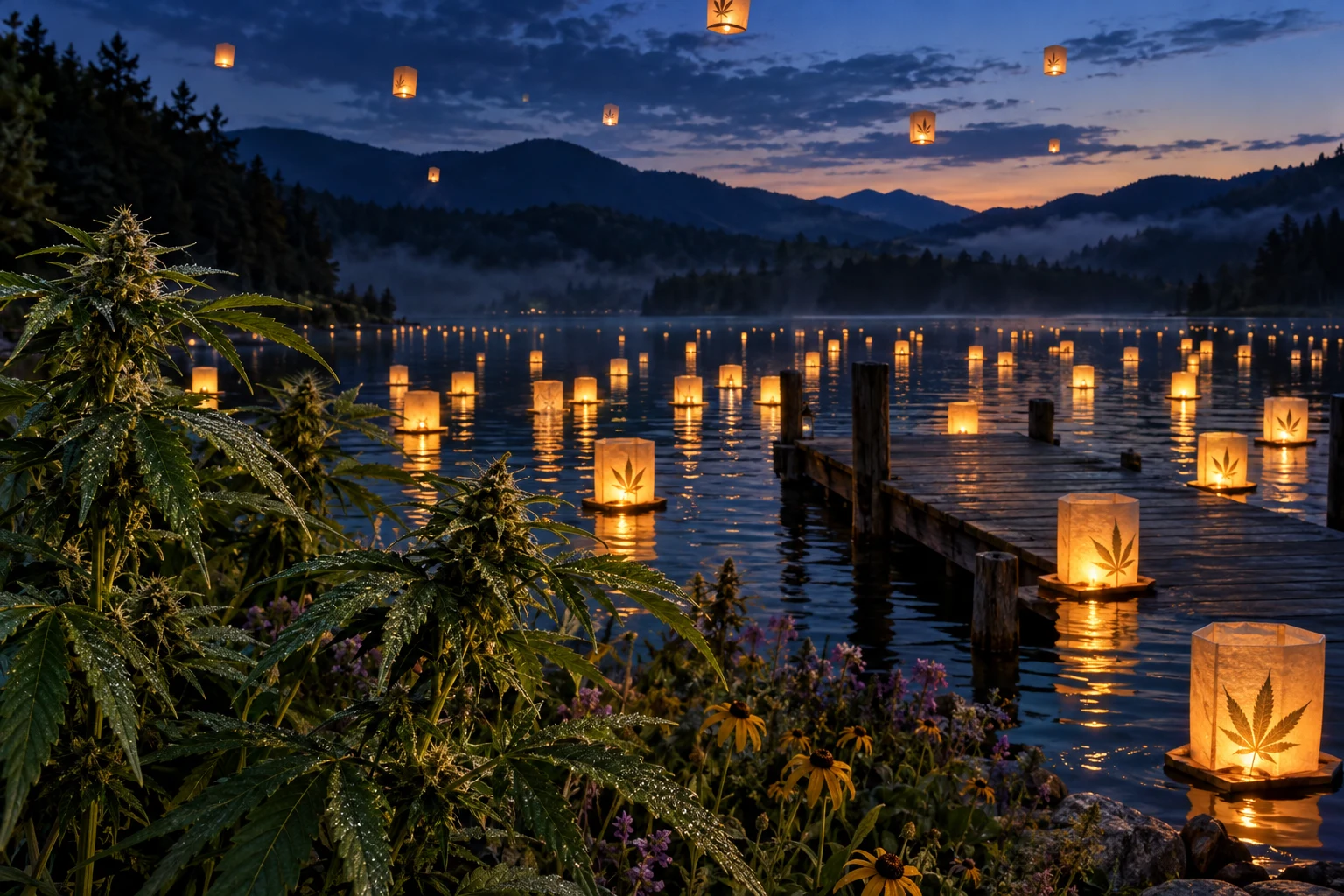 Blue Ridge Cannabis Lanterns