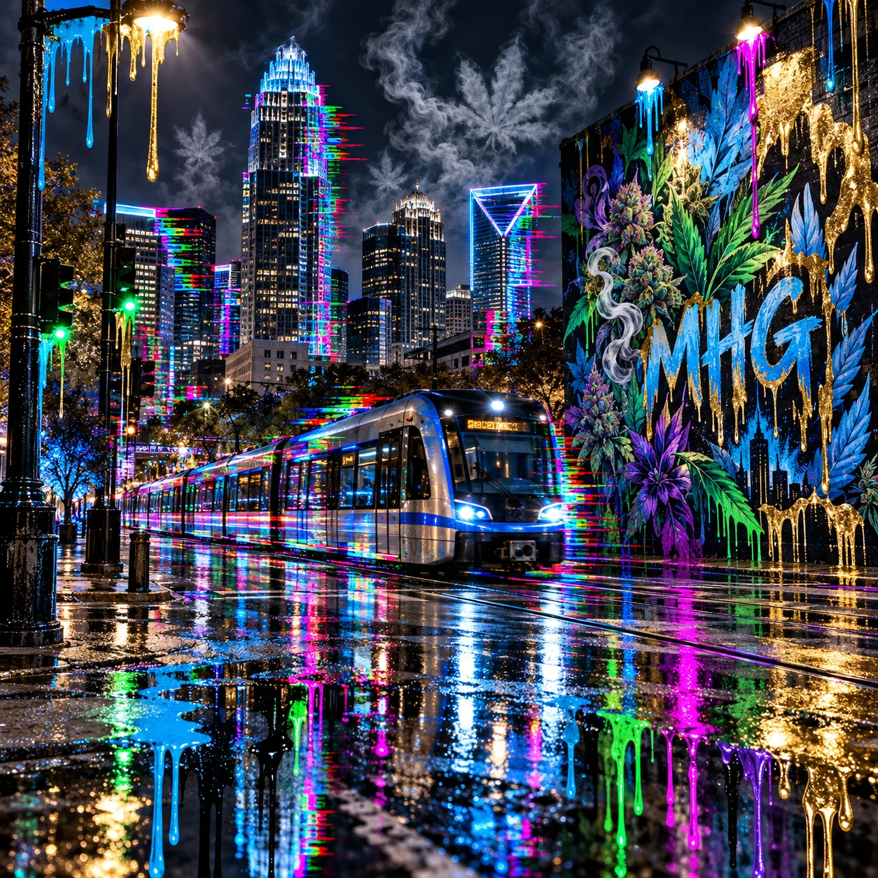 Light Rail After Dark