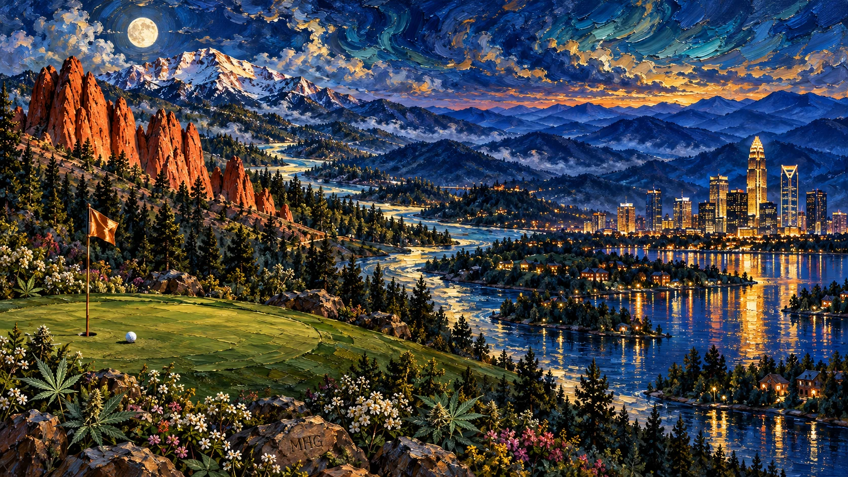 Moonlit Fairway