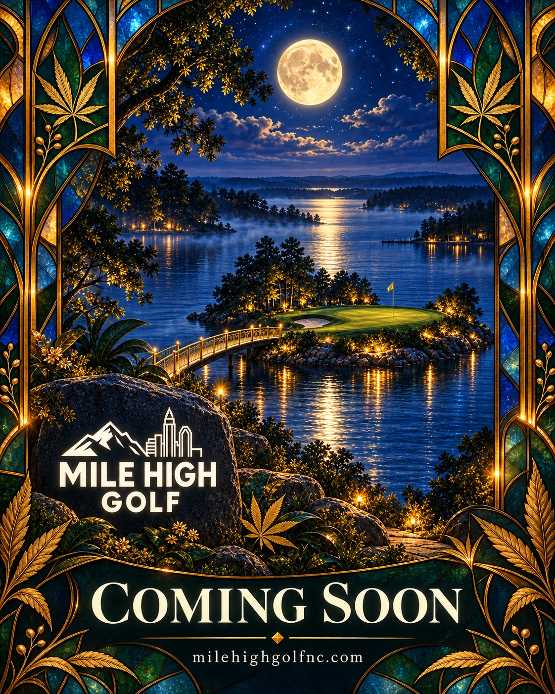 Moonlit Lake Norman