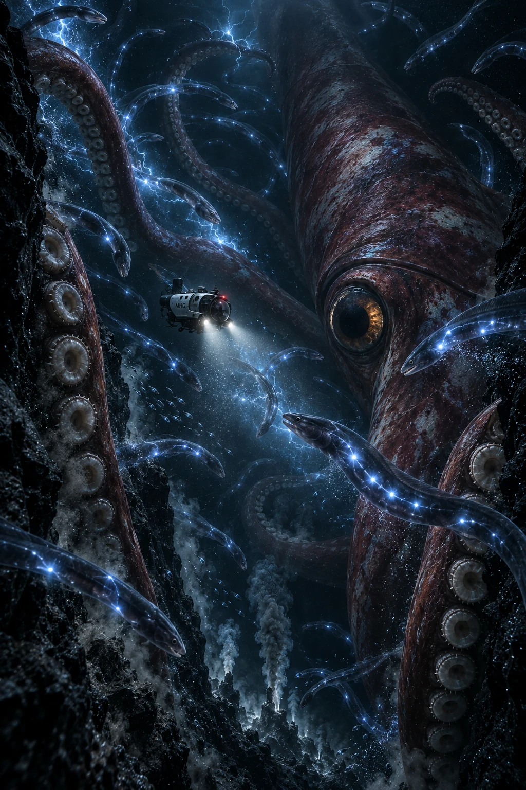 Colossal Squid Electric Eel Storm