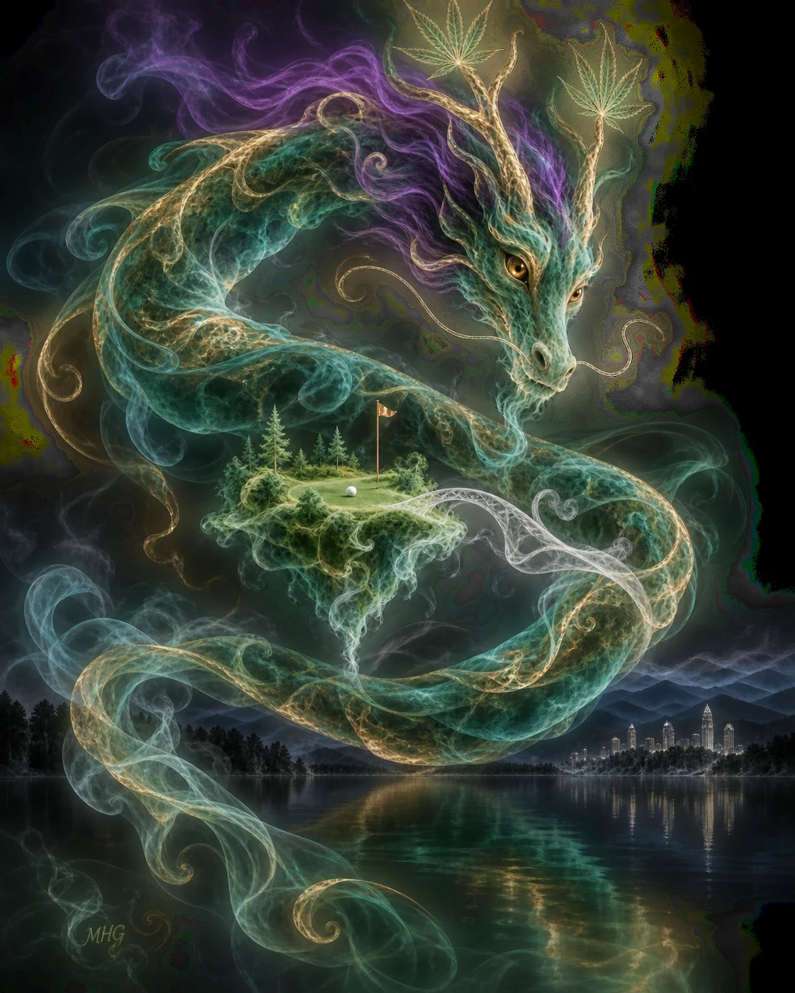 Emerald Smoke Dragon
