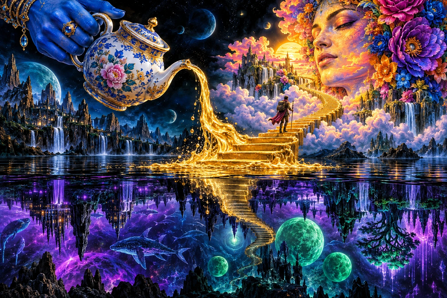 The Woman Who Pours Tomorrow