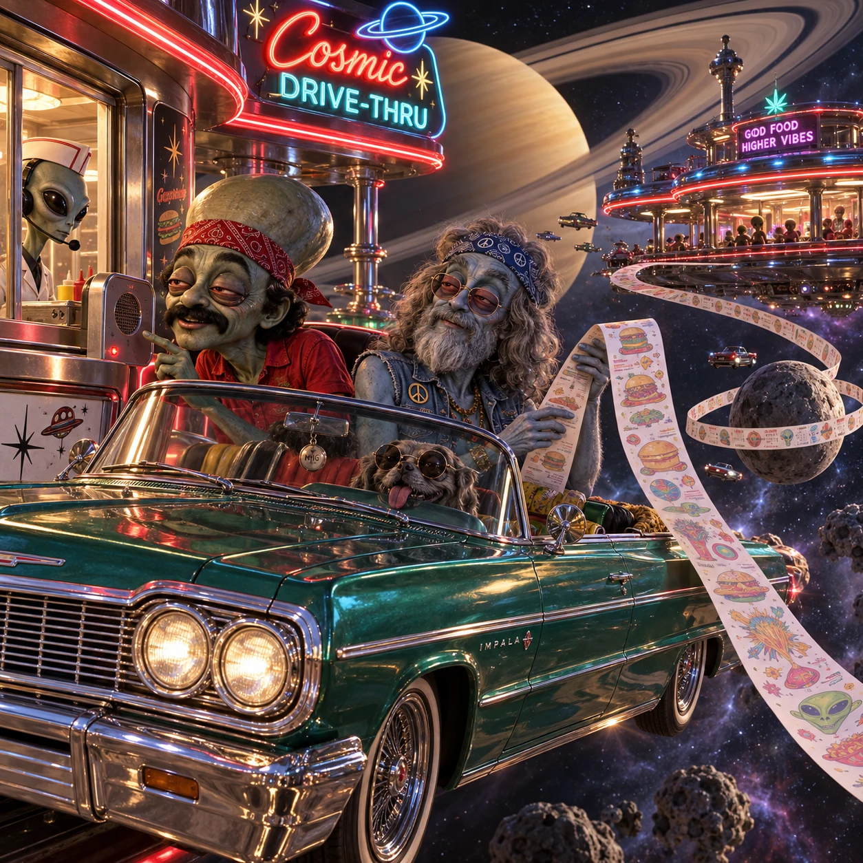 Cosmic Drive-Thru