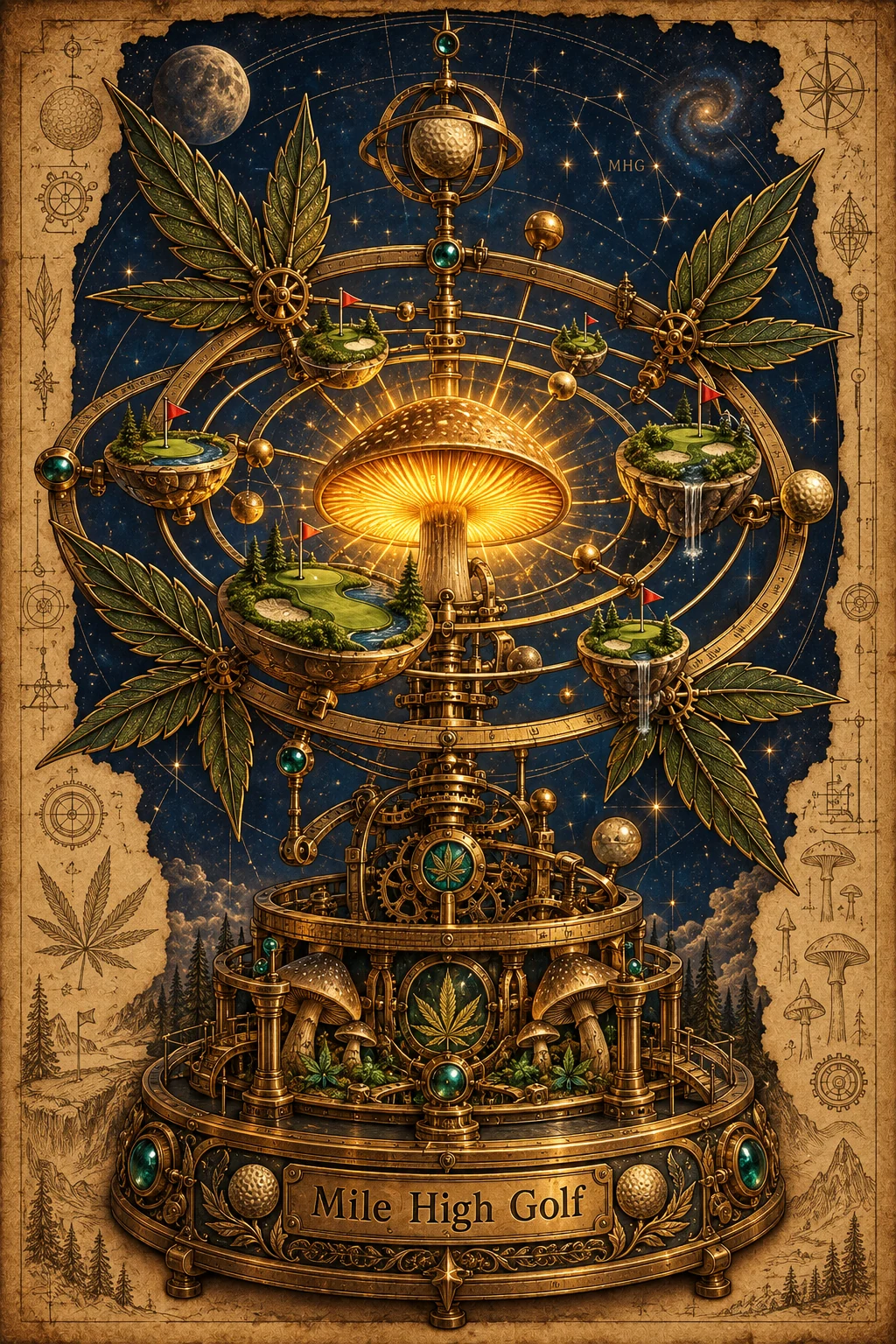 Celestial Golf Orrery