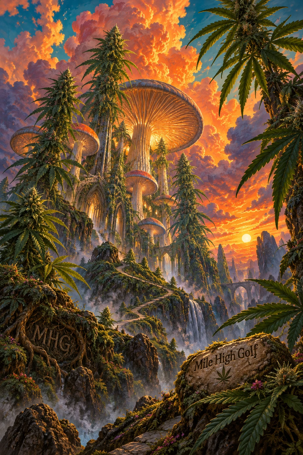 Sunset Cathedral